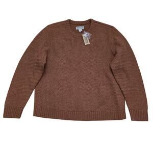 NWT Duluth Shetland Wool Textured Crew Sweater Size 2XL